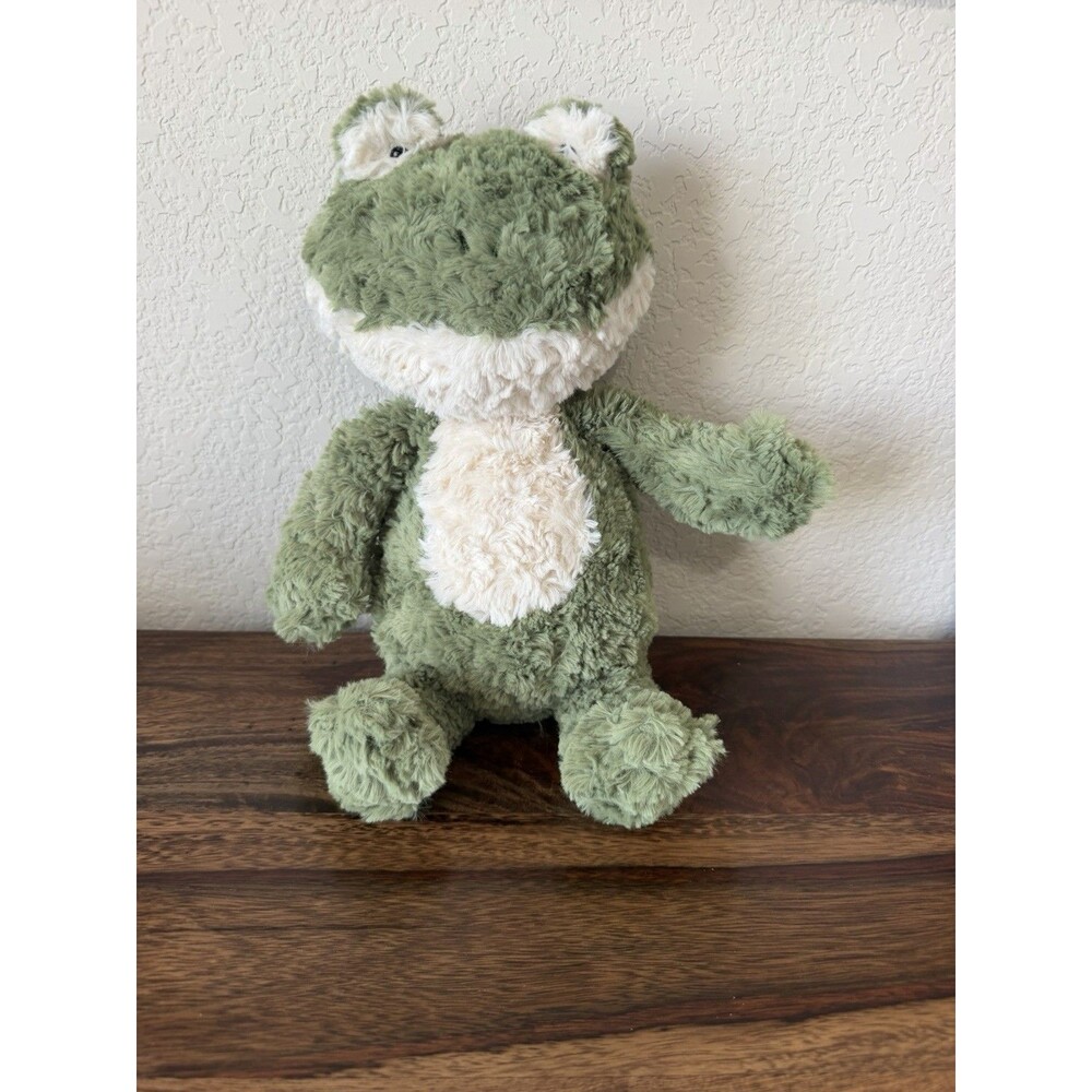 Frog 9 inch Plush Green Toad Nursery Spring Stuffed Animal Toy